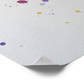 Affiche mignonne Licorne Arc-en-ciel Mon Cheval (Coin)