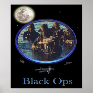 Affiche militaire des Black ops