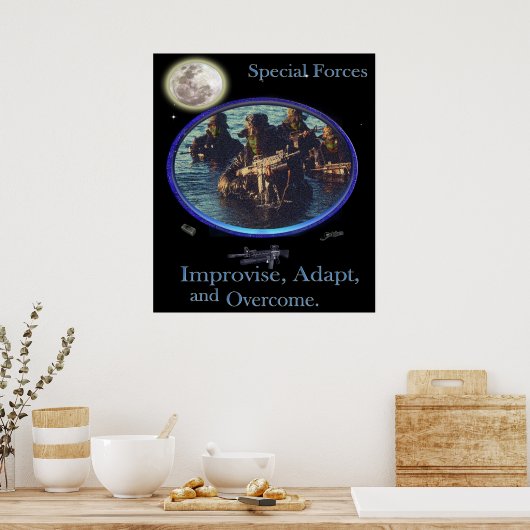 affiche militaire des forces spéciales (Cuisine)