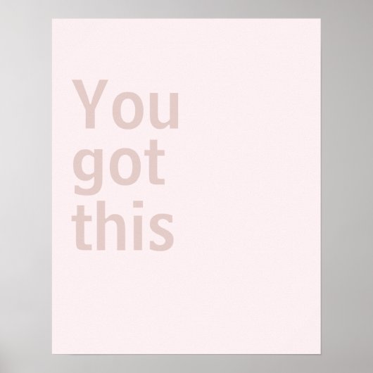 Affiche minimaliste (Devant)