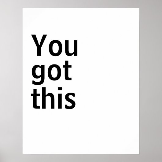 Affiche minimaliste (Devant)