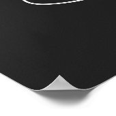 Affiche minimaliste de pédicure relaxante (Coin)