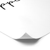 Affiche minimaliste du bonheur (Coin)