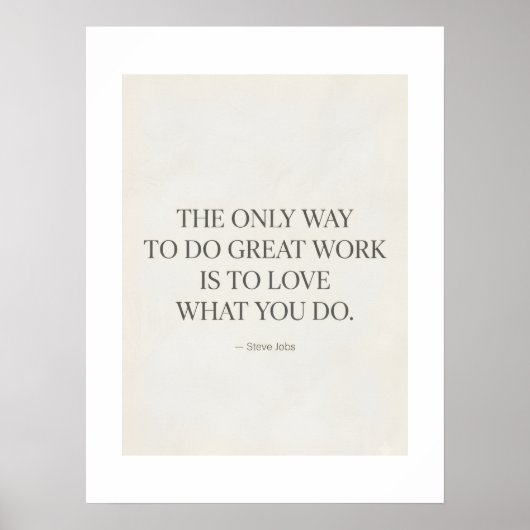 Affiche minimaliste pour mur (Devant)