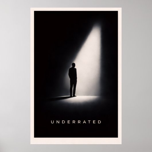 Affiche minimaliste sous-estimée (Devant)
