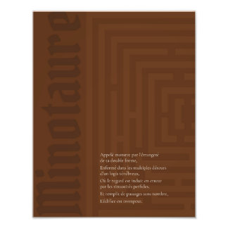 Affiche Minotaure Foto Afdruk