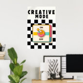Affiche Mode Créatif, Impression d'art Pop Rétro S (Bureau à domicile)