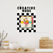 Affiche Mode Créatif, Impression d'art Pop Rétro S (Cuisine)