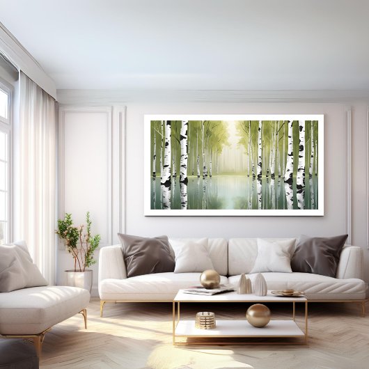 Affiche Moderne de la Nature avec Impression de Bo