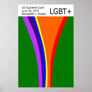 Affiche Moderne d'Égalité du Mariage LGBT+