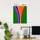 Affiche Moderne d'Égalité du Mariage LGBT+ (Bureau à domicile)