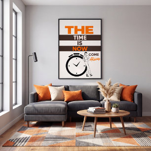 Affiche moderne tendance avec une typographie gras