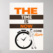 Affiche moderne tendance avec une typographie gras (Devant)