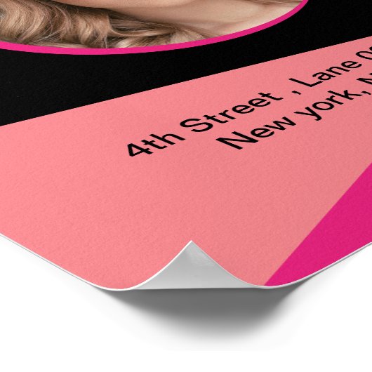 Affiche modifiable du salon de beauté (Coin)