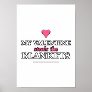 Affiche Mon Valentin vole les couvertures