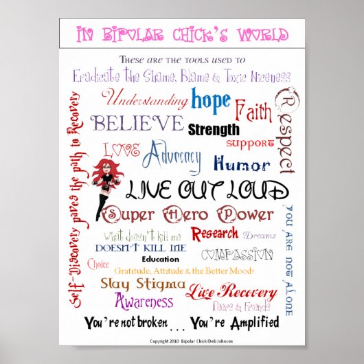 Affiche mondiale de Bipolar Chick's (Devant)