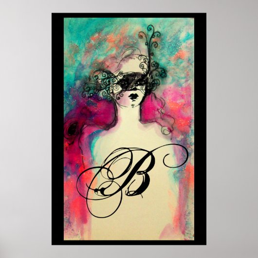 AFFICHE MONOGRAMME CHARME (Devant)