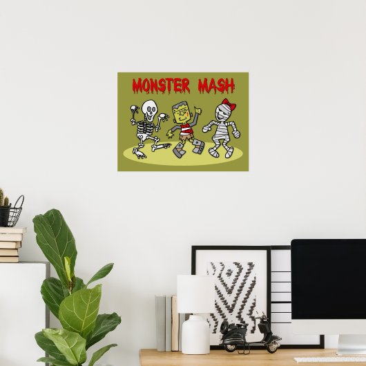 Affiche Monster Mash (Bureau à domicile)