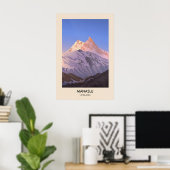 Affiche Mont Manaslu Himalaya (Bureau à domicile)