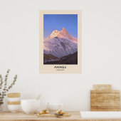 Affiche Mont Manaslu Himalaya (Cuisine)