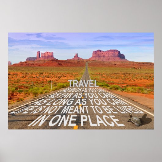 Affiche Monument Valley Travel (Devant)