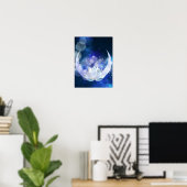 Affiche Moonlit Bloom (Bureau à domicile)