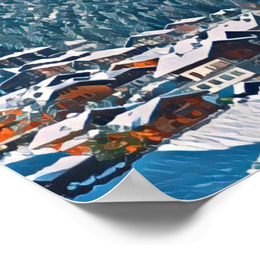 Affiche Morzine Station de ski (Coin)