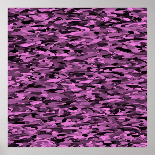 Affiche motif abstrait violet noir (Devant)