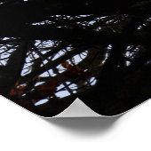 Affiche motif des branches Abstraites (Coin)