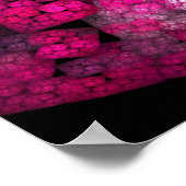 Affiche Motif fractale (Coin)