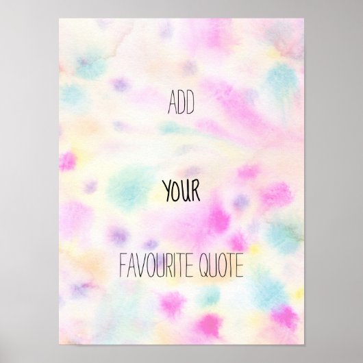 Affiche motivante (Devant)