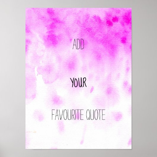 Affiche motivante (Devant)