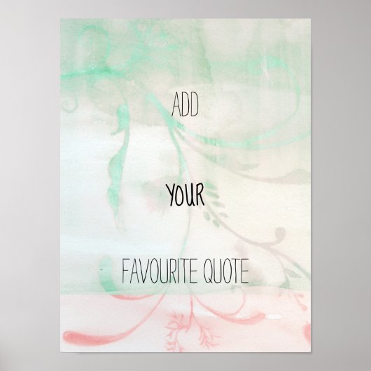 Affiche motivante (Devant)