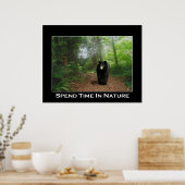 AFFICHE MOTIVANTE DU SENTIER DE L'OURS NOIR (Cuisine)