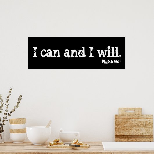 Affiche Motivation de l'entraînement (Cuisine)