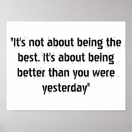 Affiche motivationnelle (Devant)