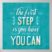 Affiche motivationnelle (Devant)