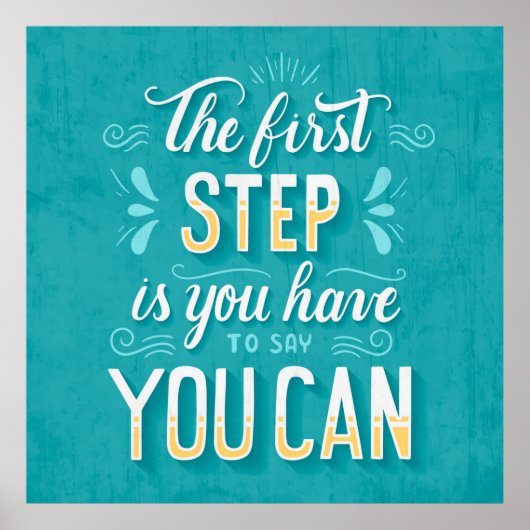 Affiche motivationnelle (Devant)