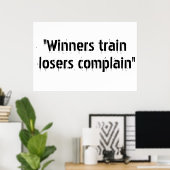 Affiche motivationnelle (Bureau à domicile)