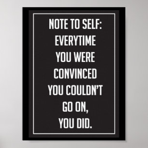 Affiche motivationnelle