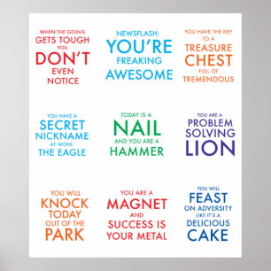 Affiche motivationnelle