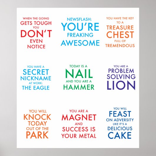 Affiche motivationnelle (Devant)