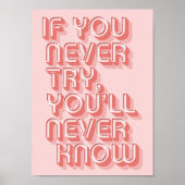 Affiche motivationnelle (Devant)