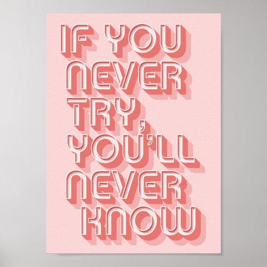 Affiche motivationnelle (Devant)