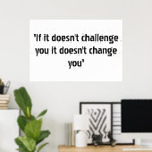 Affiche motivationnelle (Bureau à domicile)