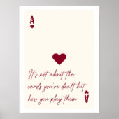 Affiche motivationnelle As de Cœur (Devant)