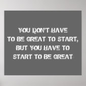 Affiche motivationnelle de l'entraînement (Devant)