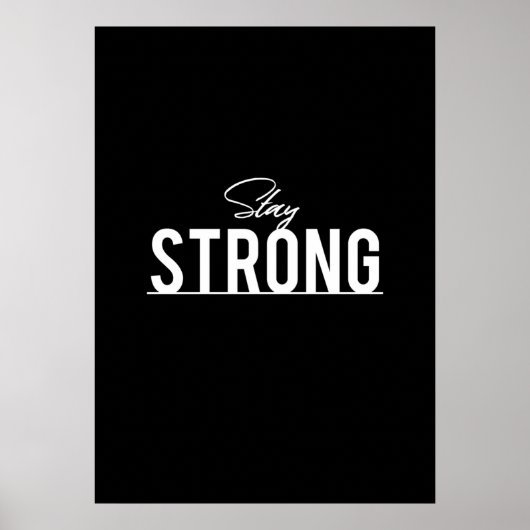 Affiche motivationnelle de l'entraînement (Devant)