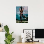 Affiche motivationnelle de l'entraînement (Bureau à domicile)