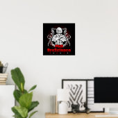 Affiche motivationnelle de l'entraînement (Bureau à domicile)